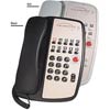 Telematrix 3000MW10 B Single-Line Hospitality Phone with 10 Guest Service Buttons - Black