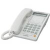 Panasonic single line phone with speaker phone and LCD in White