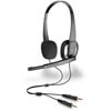 Plantronics .Audio 320 Stereo Analog Computer Headset W/ Full Range Stereo Sound, Noise Canceling Mic W/ Adjustable Boom
