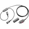 27019-03 | QD Y-Training Adapter with Mute | Plantronics | 2701903