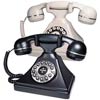 Telematrix Retro Desk P Single-Line Retro Desk Hospitality Phone - Pewter