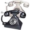 Telematrix Retro Desk B Single-Line Retro Desk Hospitality Phone - Black