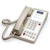 Diamond Plus S-5 Button A | Single-line Hospitality Speakerphone with 5 Guest Service Buttons - Ash | Teledex | DIA65149, Diamond Series, Hospitality Phone, Guest Room Phone, Lobby Phone, Hotel Speakerphone, 00G1070-005