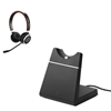 Jabra Evolve 65 Stereo Headset for Skype for Business w/ Charging Stand