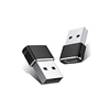 USB-C Female to USB-A Male Adapter (2 Pack)