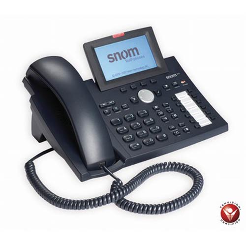 SNM00001184 | 370 VoIP Phone - Black | Snom