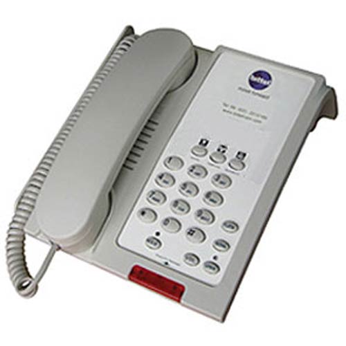 48AS 3C | Cream Single Line Hospitality Phone w/ 3 Guest Service Buttons and Speakerphone | Bittel | 48AS 3C, 48 Series Telephones, Hospitality Phone, Guest Room Phone, Hotel Phone, 48 Series
