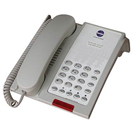 48B2S C | Cream 2-Line Hospitality Phone w/ Speakerphone | Bittel | 48B2S C, 48 Series Telephones, Hospitality Phone, Guest Room Phone, Hotel Phone, 48 Series