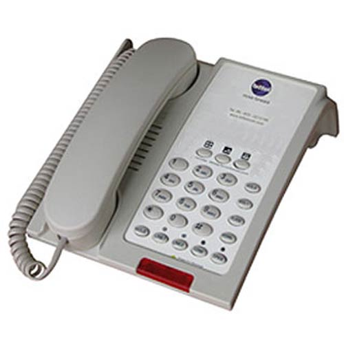 48B2S 3C | Cream 2-Line Hospitality Phone w/ 3 Guest Service Buttons Speakerphone | Bittel | 48B2S 3C, 48 Series Telephones, Hospitality Phone, Guest Room Phone, Hotel Phone, 48 Series