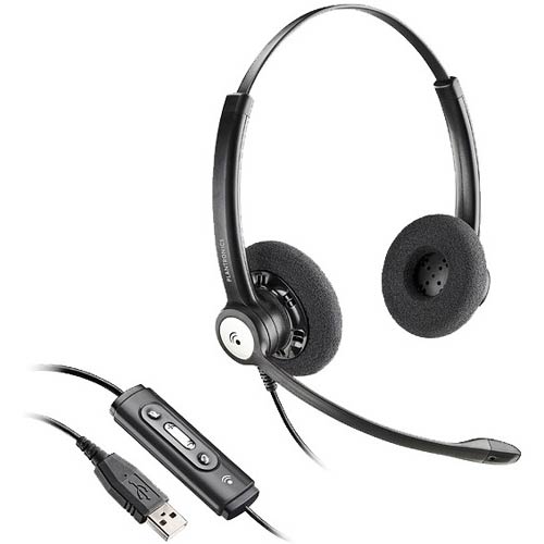 Blackwire C620 | USB Noise Canceling Binaural Headset for Unified Communications | Plantronics | 81965-41, UC Headset, Unified Communications Headset, Blackwire Headset, USB Headset, Computer Headset, 81965-01, Entera HW121N, HW121N