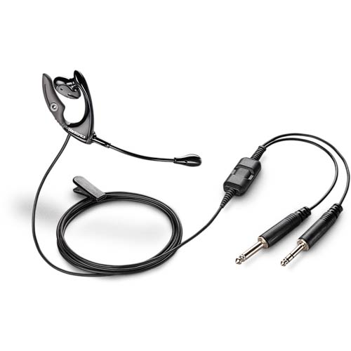 Plantronics MS200 Commercial Aviation Headset (2 plugs)