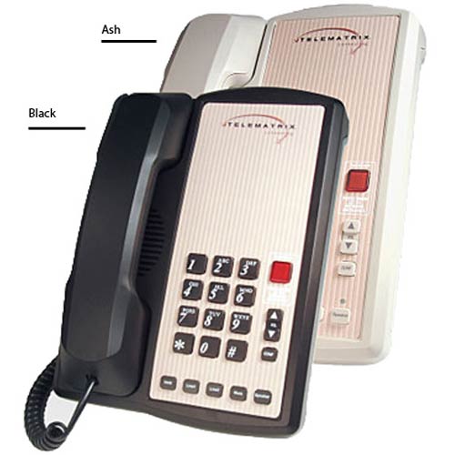2802MWS A | 2-Line Hospitality Speakerphone - Ash | Telematrix | 78049, 2800 Series, Marquis Series, Legacy Phones, Guest Room Phone, Hospitality Phone, Hotel Speakerphone, Conference Phone