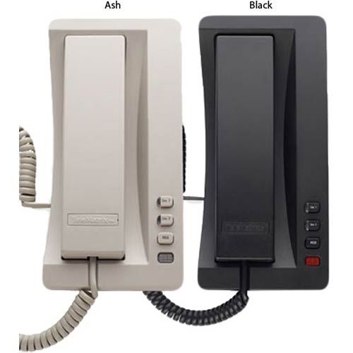 3302TRM B | 2-Line Trimline Hospitality Common Area Phone - Black | Telematrix | 341591, 3300 Series, Marquis Series, Trimline Series, Hospitality Phone, Guest Room Phone, Hotel Phone