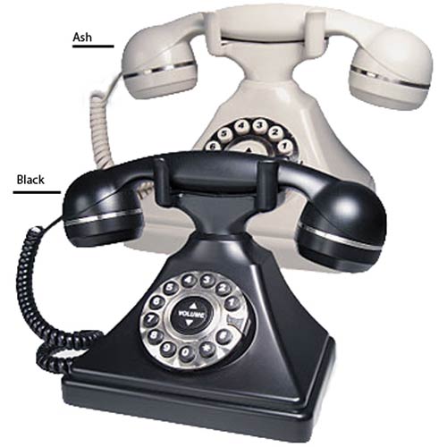 Retro Desk B | Single-Line Retro Desk Hospitality Phone - Black | Telematrix | 260091, Retro , Hospitality Phone, Guest Room Phone, Hotel Lobby Phone