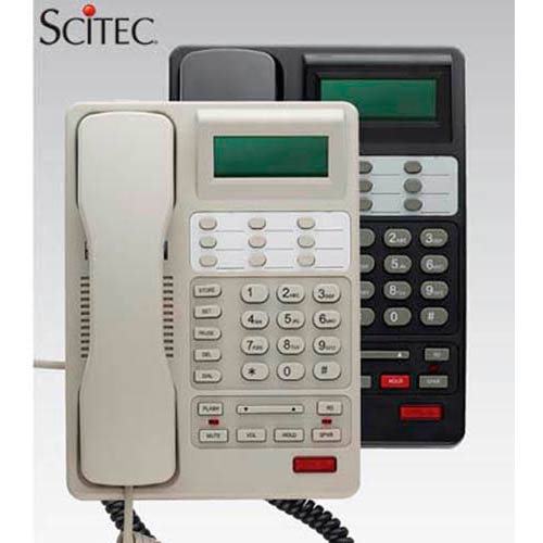 STC-7003 G | Single-line Caller ID Speakerphone with 9 Memory Keys - Grey | Scitec | 70036, Business Series, Office Phone, Home Office, Enterprise, Hospitality Phone