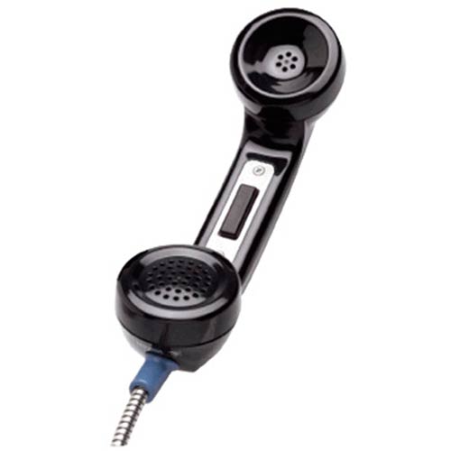 PTT-500N | Push-to-Talk Handset w/ 6' Coiled Cord - Black | Clarity | 50381.001, NETWORK G·STYLE HELP PHONES