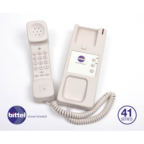 T5M-2C | Two Line Trimline Telephone with Membrane Keypad - Cream | Bittel | 41t, 41-t, 41 series, trimline, t5-m, Trimline 1 - 5 Series