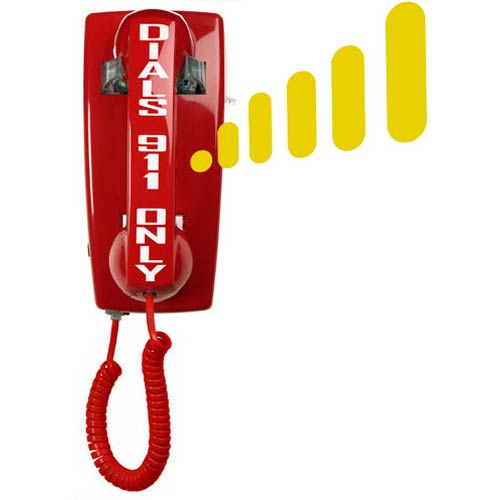 5501 AD-911 | Omnia Auto-Dial 911 (wall) | Asimitel | Asimitel Telephones, Auto-Dial Telephones, Emergency Wall Telephones
