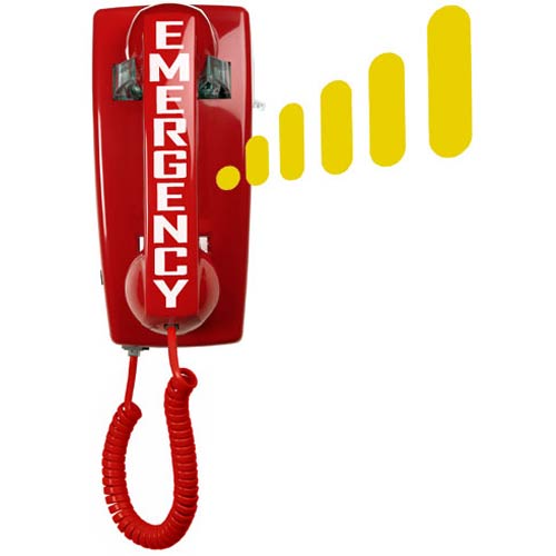 5501 AD-ER | Omnia Auto-Dial Emergency (wall) | Asimitel | Asimitel Auto-DIal Telephones, Emergency Wall Telephones