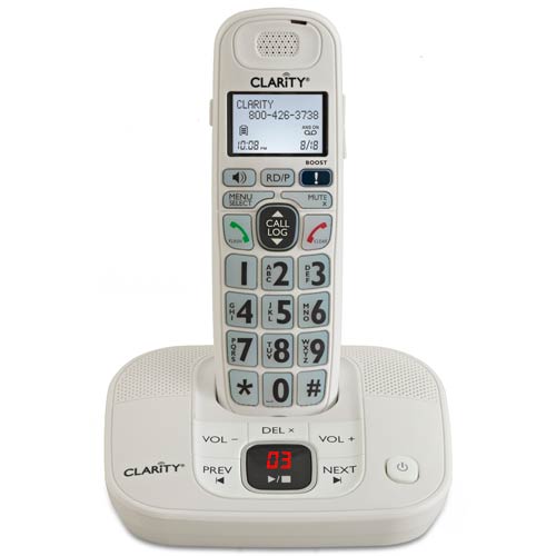 D714 | Amplified/Low Vision Cordless Phone with Answering Machine | Clarity | 53174