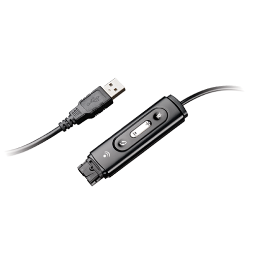 DA45 STEREO | 6-Pin Stereo Wide-band USB to H-Series Adapter | Plantronics | da 45
