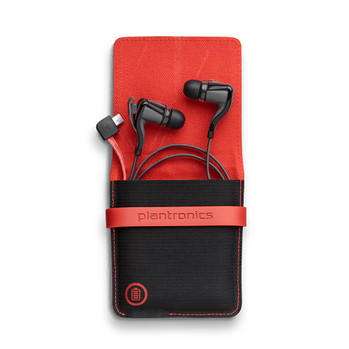 Plantronics BackBeat Go 2 Earbuds w/Charge Case - Black