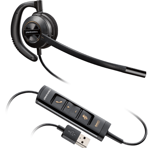 HW535 - Plantronics Encore Pro HW535 USB Over-The-Ear Headset - HeadsetExperts.com