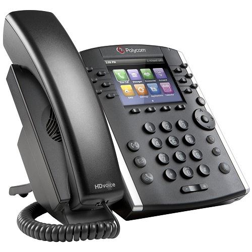 Polycom VVX 401 12-Line Desktop Phone w/Pwr