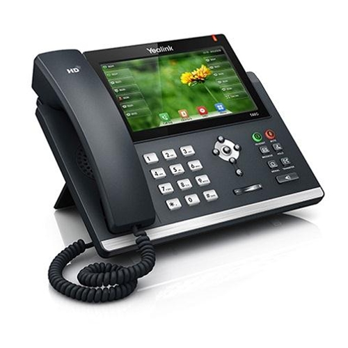 Yealink SIP-T48G Phone w/SFB Lic. & Pwr Supply - The SIP-T48G is Yealink’s most recent innovative IP Phone for a fast-changing world. Designed specifically for both local and international use by business, industry and commerce, it incorporates a large touch panel that makes switching between different screens and applications swift, easy and convenient.