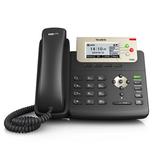 Yealink T23G 3-Line HD IP Phone w/ Pwr Supply