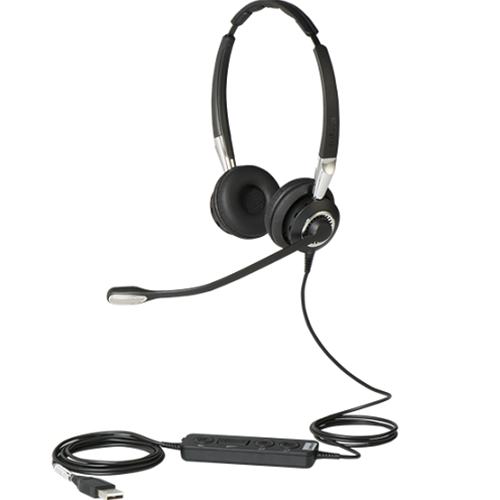 Jabra Biz 2400 II QD Duo NC Wideband Headset - Jabra BIZ 2400 II USB Duo is a duo headset that provides instant connectivity to a wide range of UC systems.