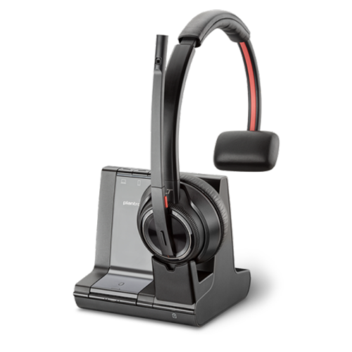 Plantronics Savi 8210-M Wireless Headset - Effortlessly manage PC, mobile and desk phone calls, with enterprise-grade DECT audio.