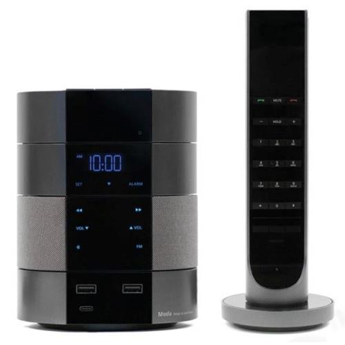Bittel Moda (Charger, Bluetooth, FM, Alarm Clock and Speakerphone) with Cordless Handset