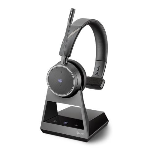 Voyager 4210 Office Microsoft Teams USB Wireless Monaural Headset w/ 2-Way Base USB-A