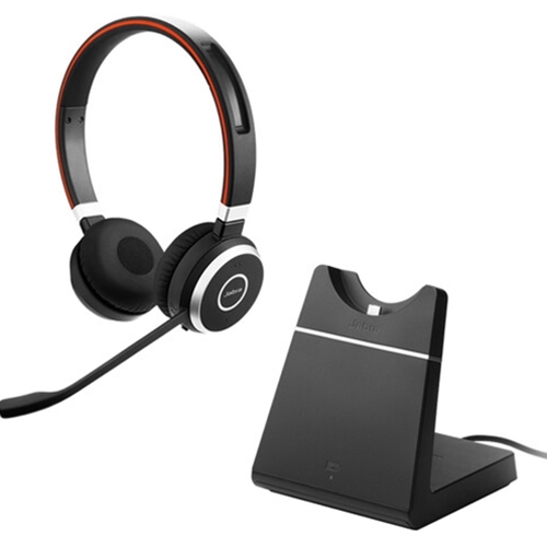 Evolve 65 Stereo Headset with Charging Stand, for Microsoft Teams