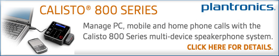 Calisto 800 Series Banner