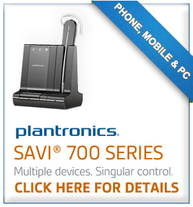 Plantronics Savi 700 Series Banner