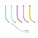 Plantronics 17593-70 Assorted Rainbow Voice Tube Six Pack for Supra Mirage Starset