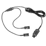 27019-03, 27019-03 QD Y-Training Adapter with Mute, Plantronics,  2701903