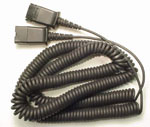 Plantronics 40711-01 Lightweight QD to QD Coil Cable for M12 A20