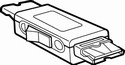 43548-01, 43548-01 Inline Quick Disconnect Mute Switch, Plantronics,  Inline , Quick Disconnect , Switch