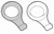 61764-01, Plantronics 61764-01 Ear Bud EEZ M140, Plantronics,