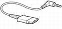 64279-02, 64279-02 Plantronics 2.5mm QuickDisconnect Adapter Cable for SpectraLink Headsets, Plantronics,  Plantronics QuickDisconnect Cables, SpectraLink Adaptor Cable, Plantronics Adaptor Cables