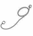 Plantronics 65111-01 Stub Cable 500MM CS50 CS70 LKA10