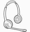 71779-02, Plantronics 71779-02 Spare Headset CS361N, Plantronics,  71779-01