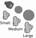 72913-01, 72913-01 Eartip Kit For CS70 and CS70N, Plantronics,  72913-01, Eartip Kit, CS70, CS70N
