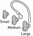 Plantronics 73647-01 Eartip Kit (3 Sizes) Discovery 640 640e 645 655
