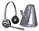 75049-01 | SupraPlus Wireless Stand Alone Charger and CS361N Binaural NC Headset | Plantronics