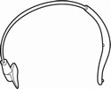 81424-01, Plantronics 81424-01 Savi WO100 Headband, Plantronics,  Savi Convertible Headband, Savy, Savvy