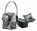 Plantronics CS361 BUNDLE Over-the-Head Cordless Binaural Headset bundled with HL10 Lifter